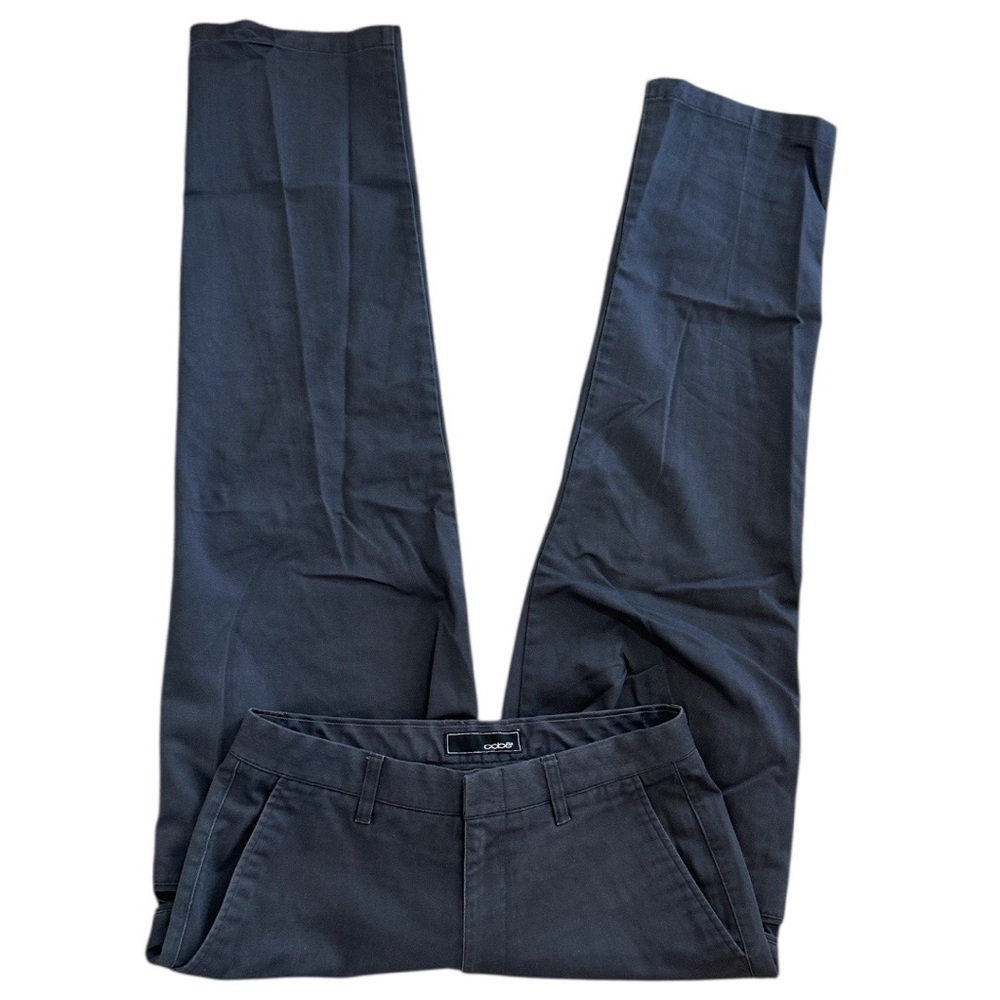 Oobe Men’s Charcoal Dark Gray Utility Work Pants Flat Front Multi Pocket 30x32